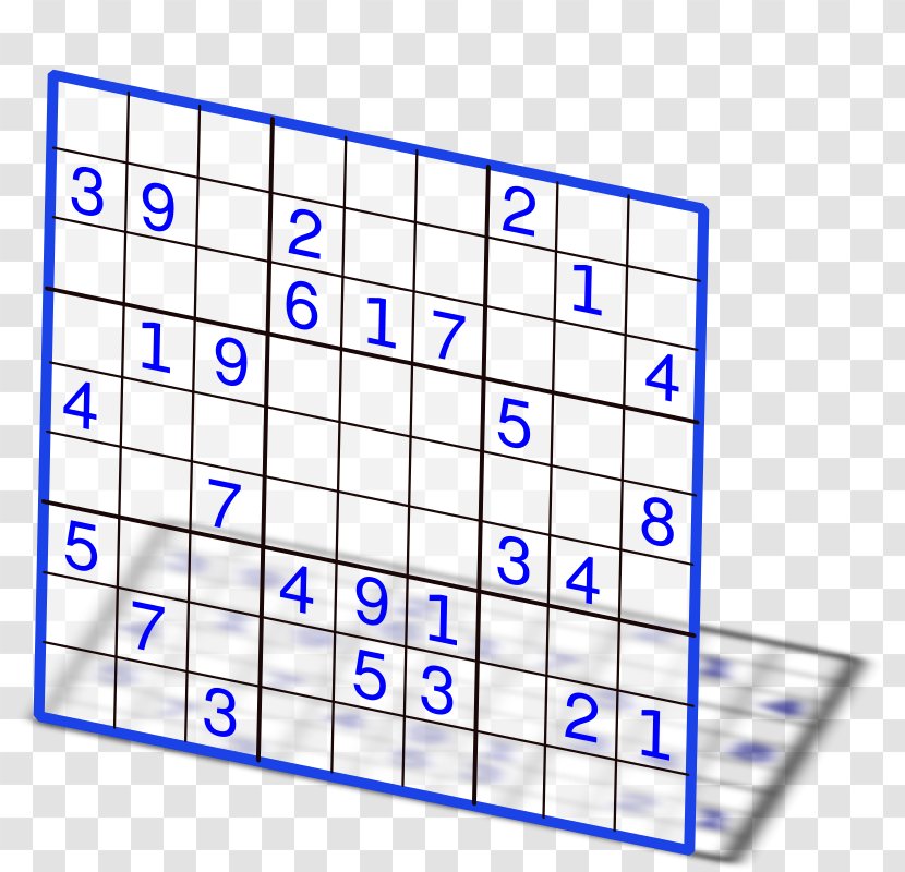 Sudoku 2 Number Puzzle Clip Art Transparent PNG