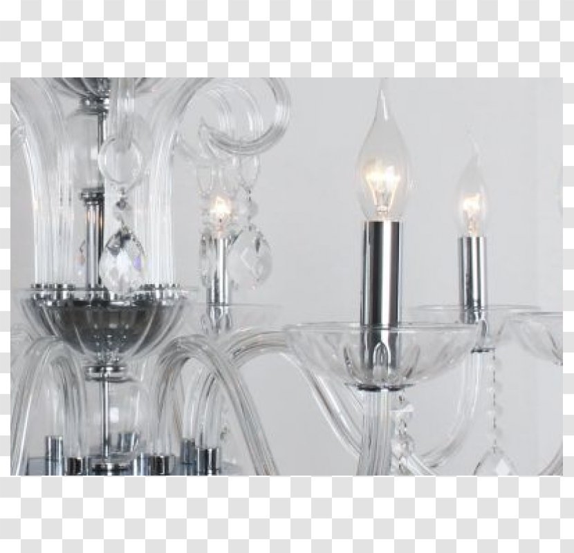 Chandelier Stemware Glass Lamp - Luster Transparent PNG
