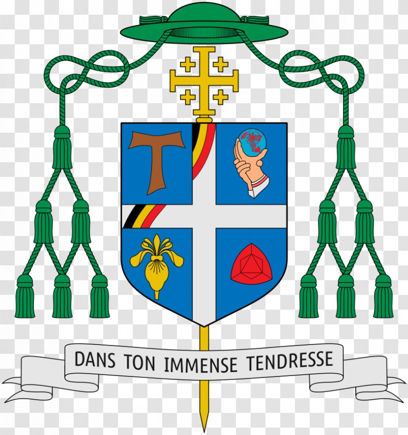 Bishop Coat Of Arms Catholicism Diocese Priest - Escutcheon - Robert Joseph Baker Transparent PNG