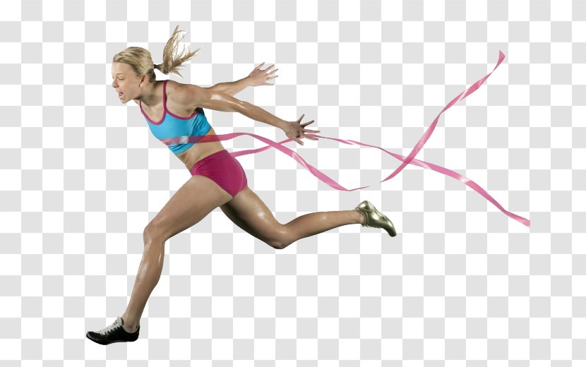 Long-distance Running I Pink Can Run Marathon Exercise - Physiology - Pain Olympic Transparent PNG