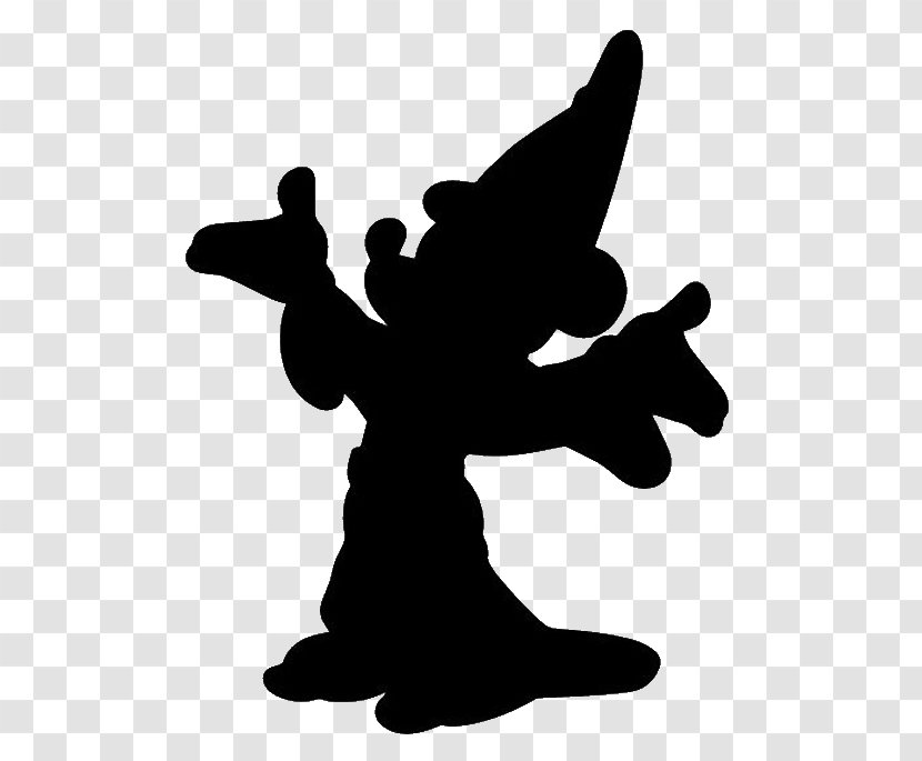 Mickey Mouse Minnie Belle Silhouette Clip Art - Drawing Transparent PNG