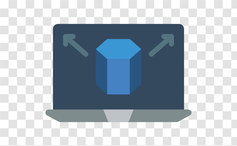 Brand Logo Rectangle - Blue - Angle Transparent PNG