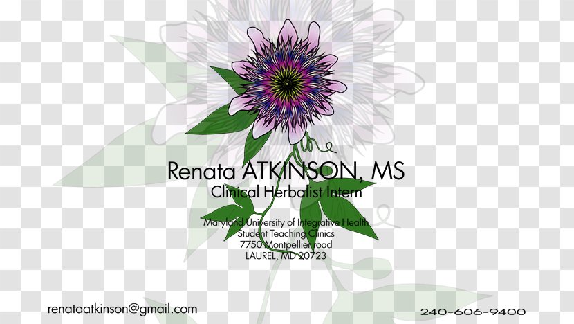 Floral Design Cut Flowers Petal - Business Identity Card Transparent PNG