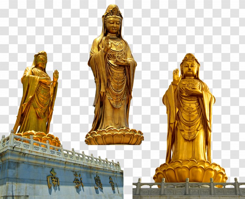 Mount Putuo Guanyin 不肯去觀音院 Bodhisattva 梵音洞 - Religion - Grecobuddhist Art Transparent PNG