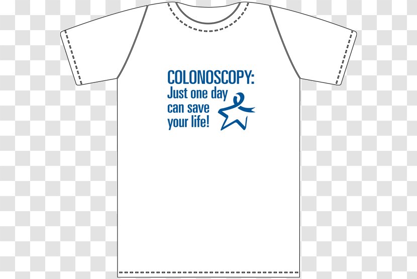 T-shirt Colorectal Cancer Collar Logo Symbol - Sleeve - Text Design Transparent PNG
