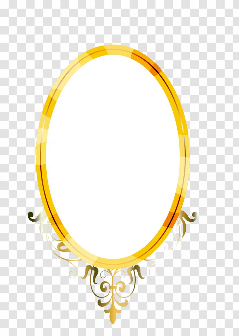 Euclidean Vector Gold - Body Jewelry - Frame Transparent PNG
