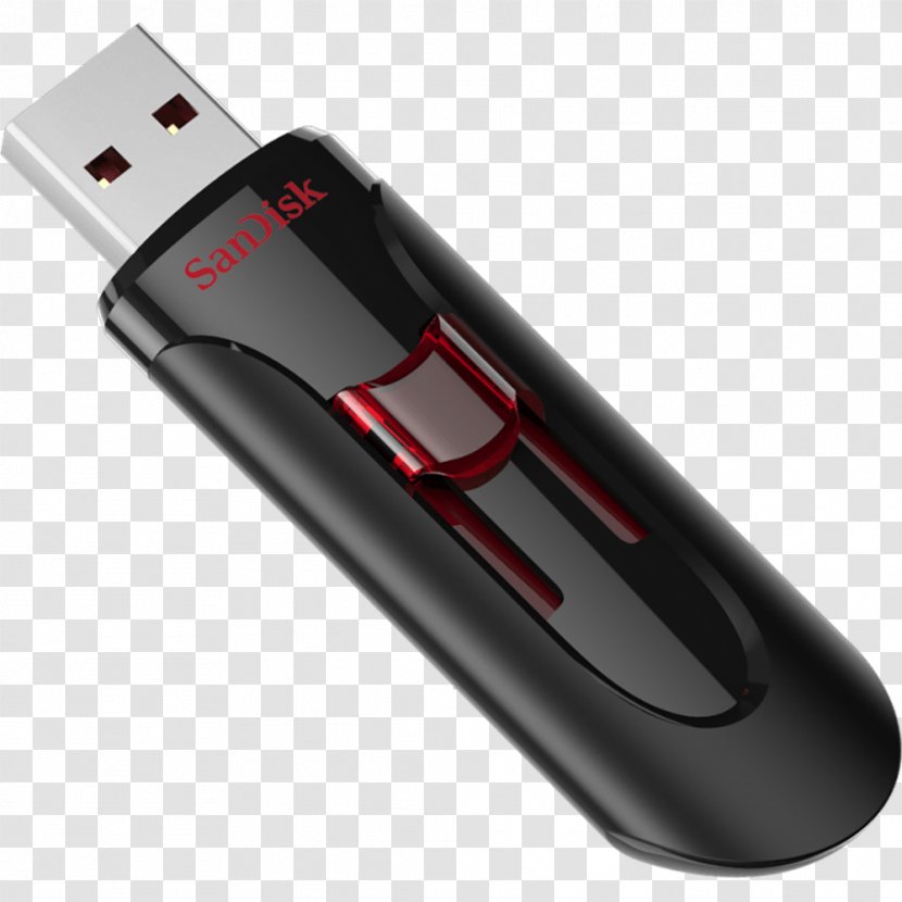 USB Flash Drives Computer Data Storage 3.0 SanDisk - Electronic Device - Usb Disk Transparent PNG
