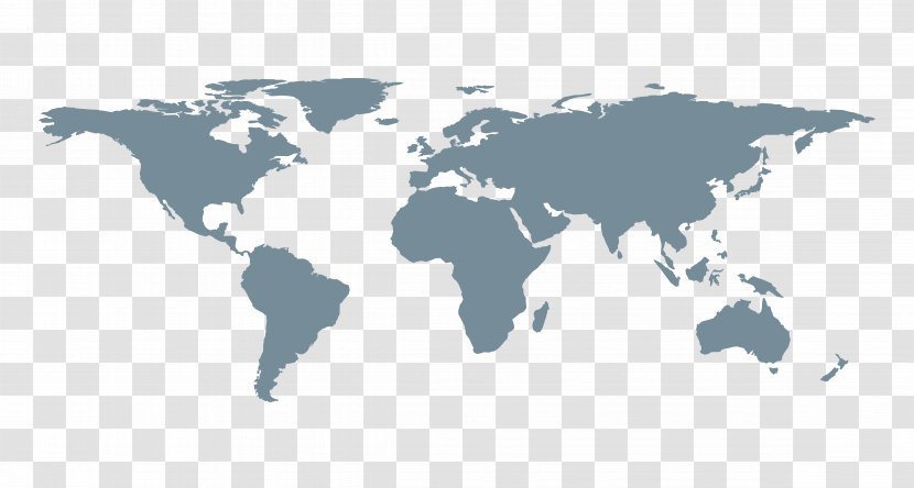 Globe World Map - Plate Transparent PNG