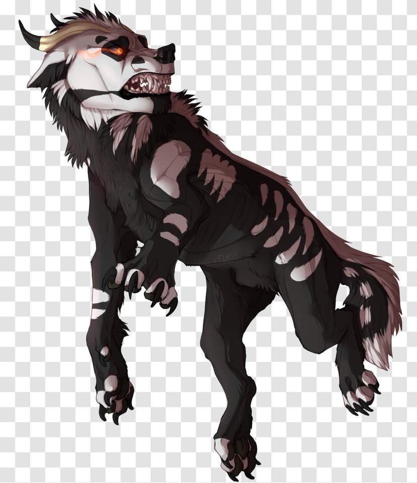 Werewolf Dog Drawing DeviantArt - Fictional Character Transparent PNG