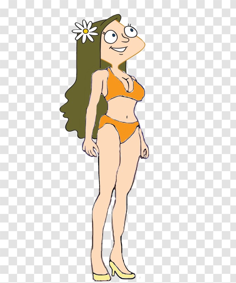 Phineas Flynn Ferb Fletcher Vanessa Doofenshmirtz Dr. Heinz Swimsuit - Cartoon - Candace Transparent PNG
