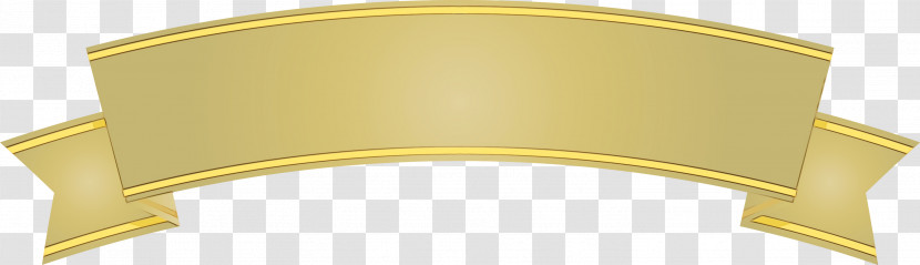 Yellow Rim Bangle Transparent PNG