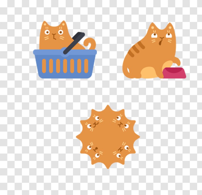 Illustration - Bicycle - Cartoon Cat Transparent PNG