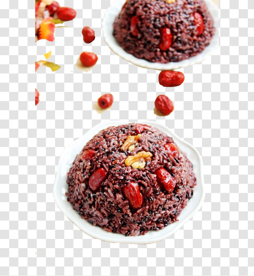 Yunnan Cranberry Black Rice Vegetarian Cuisine Douhua - Jujube Transparent PNG