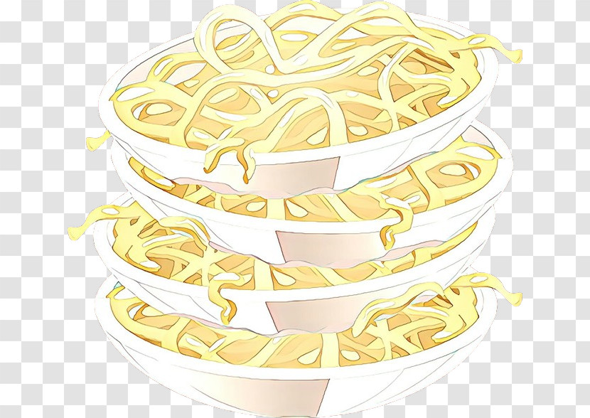 Al Dente Spaghetti Bucatini Yellow Line Transparent PNG