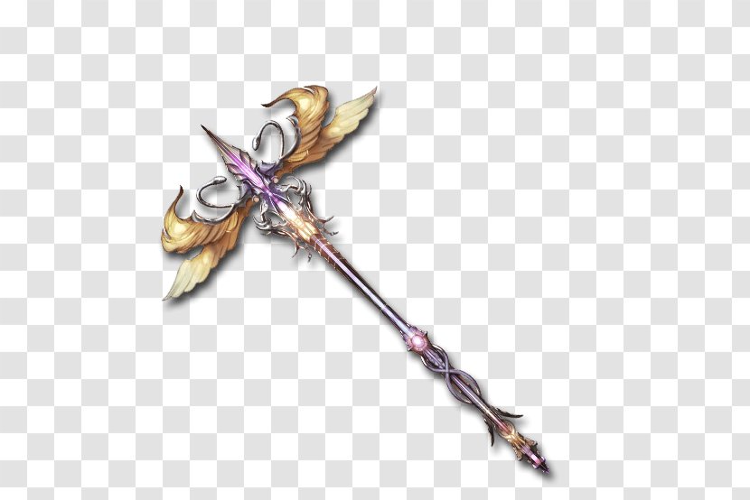 Granblue Fantasy Rod Of Asclepius Weapon Staff Hermes - Game Transparent PNG