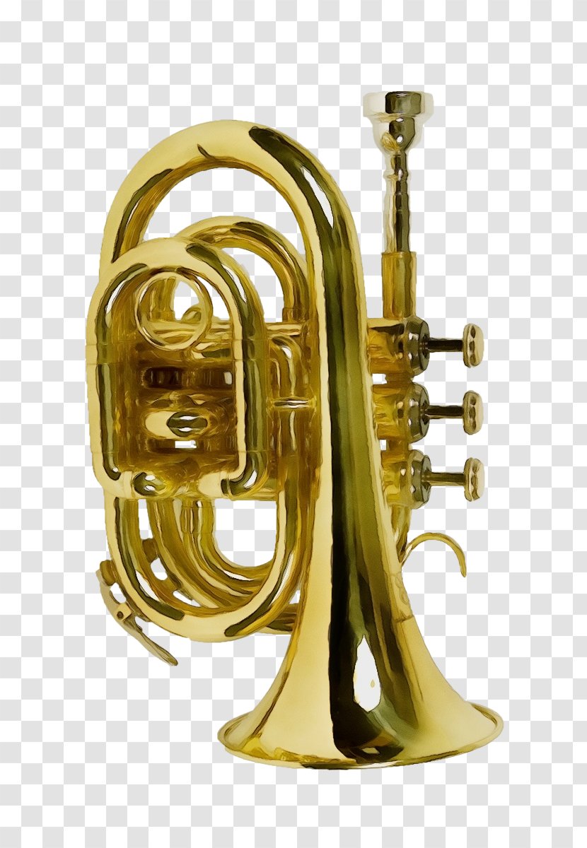 Brass Instrument Musical Wind Tuba Alto Horn - Vienna Mellophone Transparent PNG