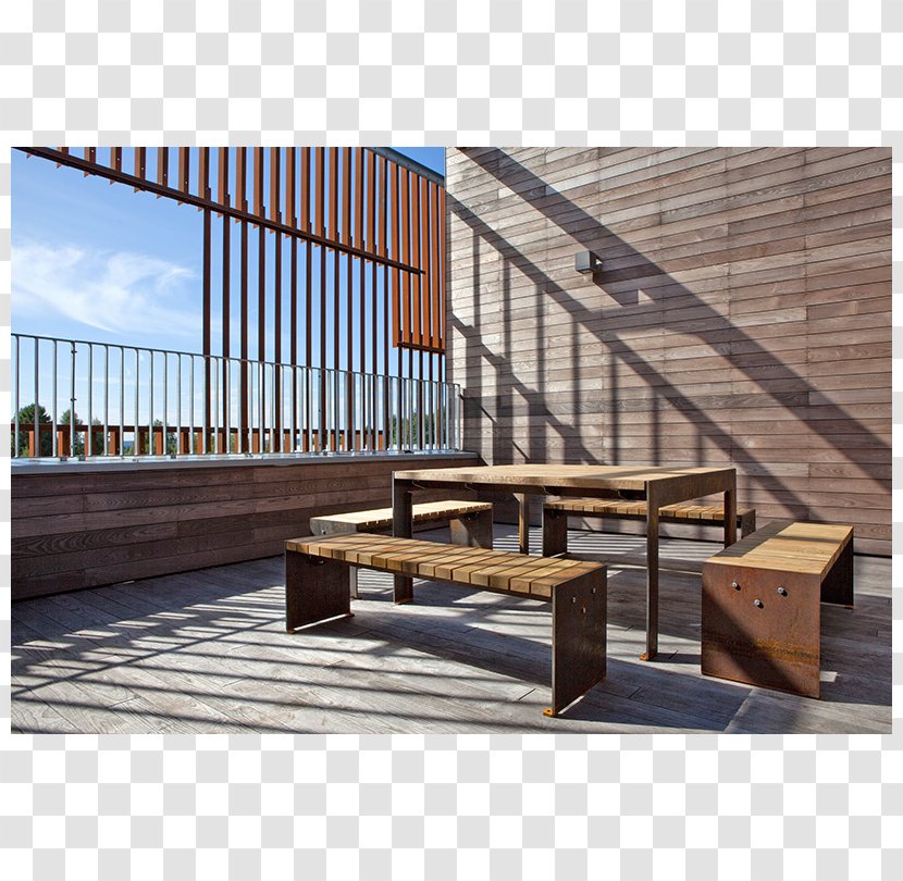 Architecture Facade Deck Daylighting Angle - Outdoor Furniture Transparent PNG