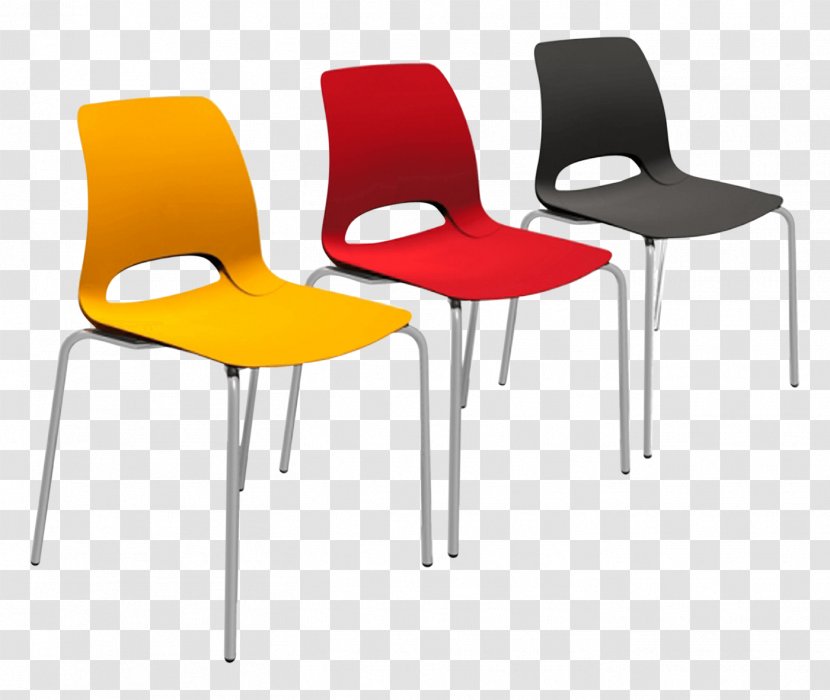 Chair Plastic Armrest MV Kantoor - Color Transparent PNG
