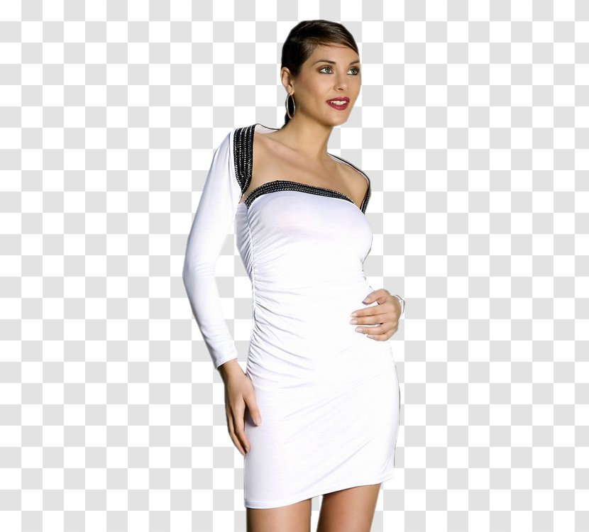 Shoulder Cocktail Dress Fashion - White Transparent PNG