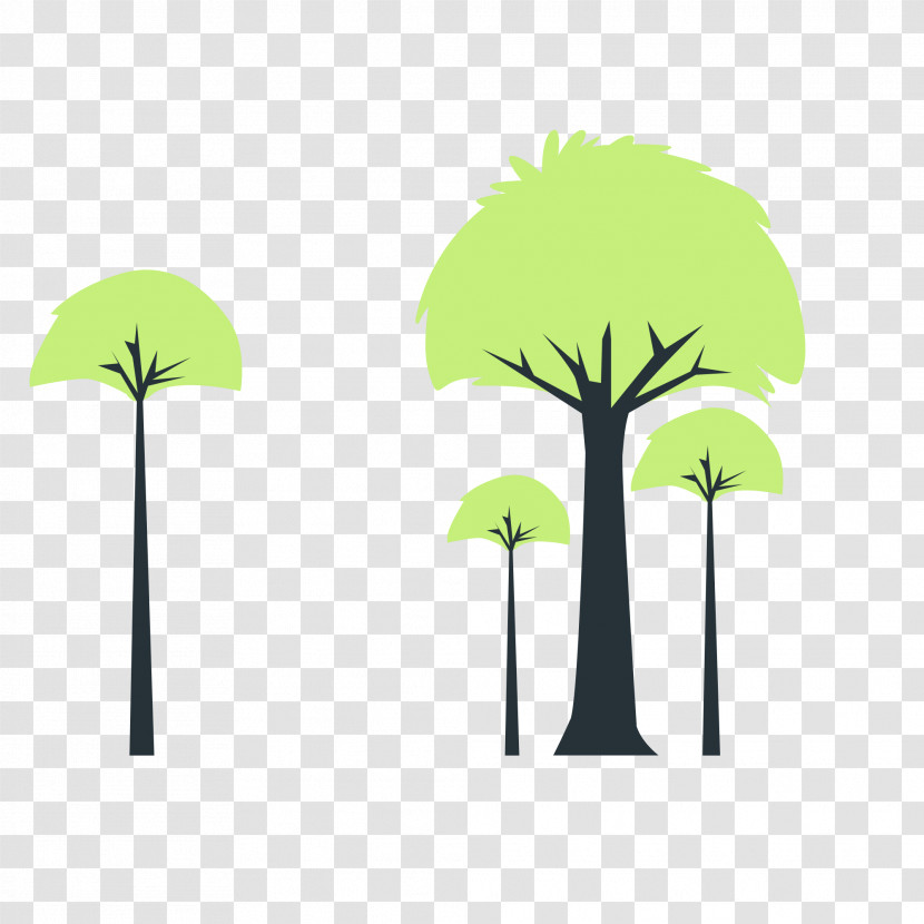 Leaf Plant Stem Tree Green Cartoon Transparent PNG