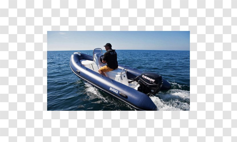 Rigid-hulled Inflatable Boat Boating Outboard Motor - Vehicle Transparent PNG