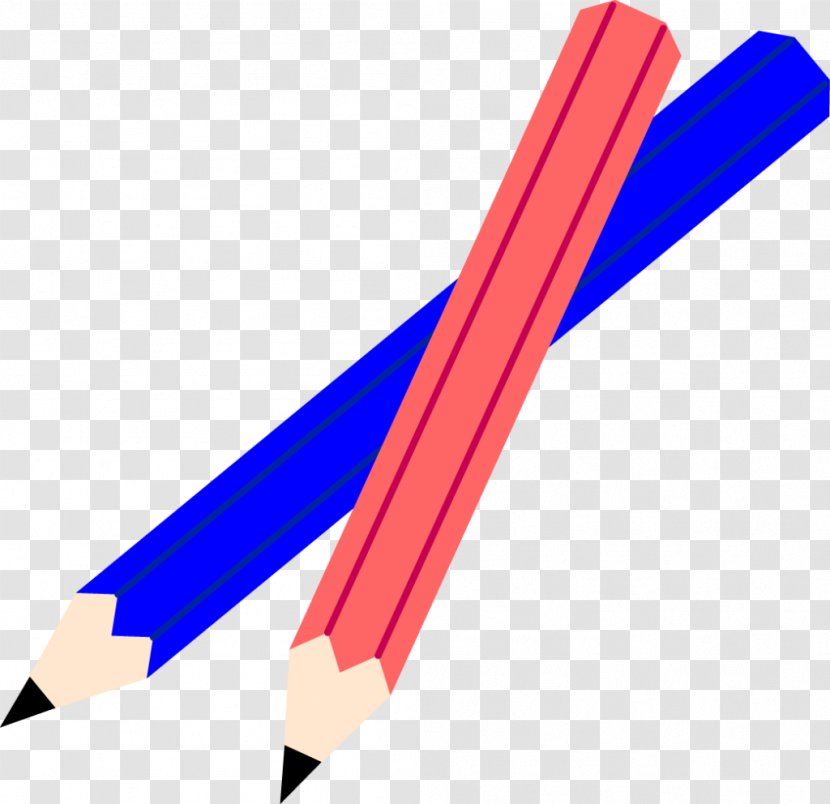 Mechanical Pencil Stationery Illustrator Colored - Text Transparent PNG