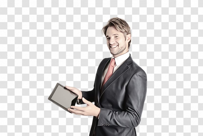 White-collar Worker Technology Business Businessperson Gesture - Watercolor - Job Suit Transparent PNG