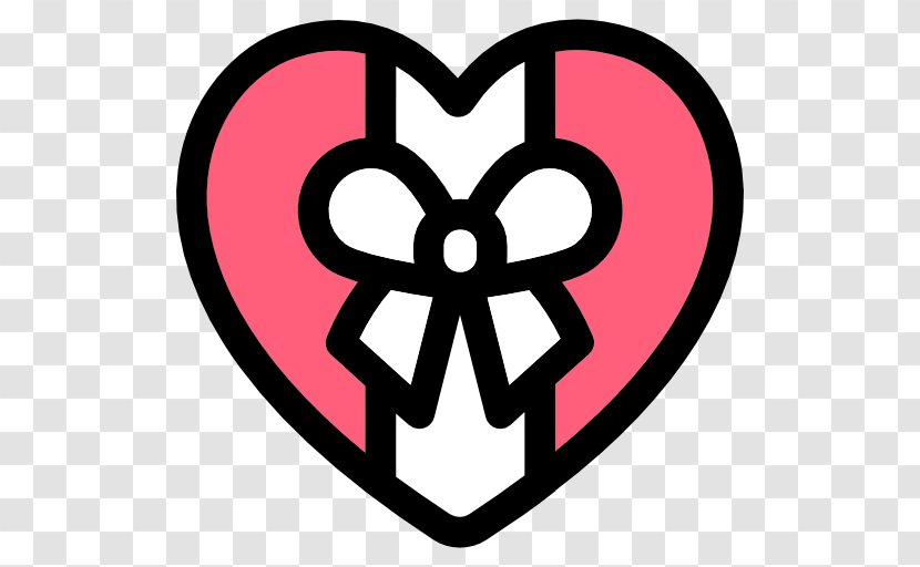 Gift Heart - Silhouette - Bonbones Transparent PNG