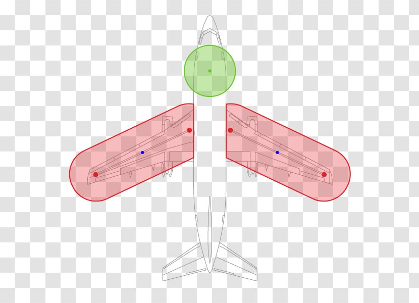 Airplane Line Angle - Wing Transparent PNG