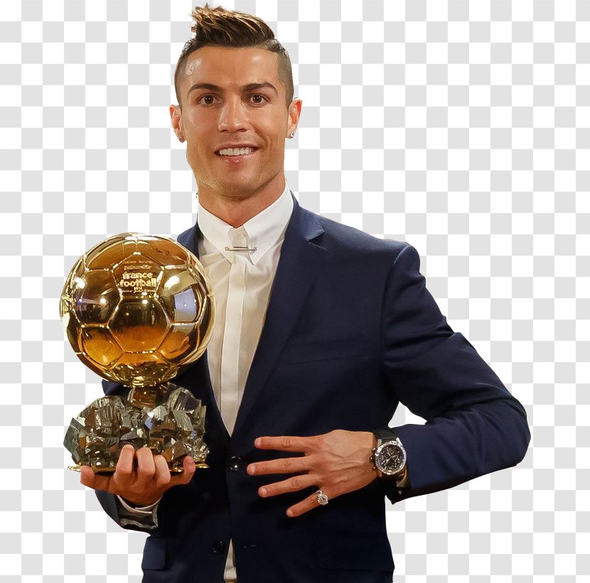 Cristiano Ronaldo Ballon D'Or 2017 2016 Real Madrid C.F. UEFA Champions League - Trophy Transparent PNG