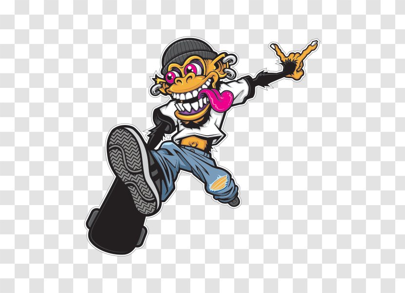 Skateboarding Graffiti Drawing - Art Transparent PNG