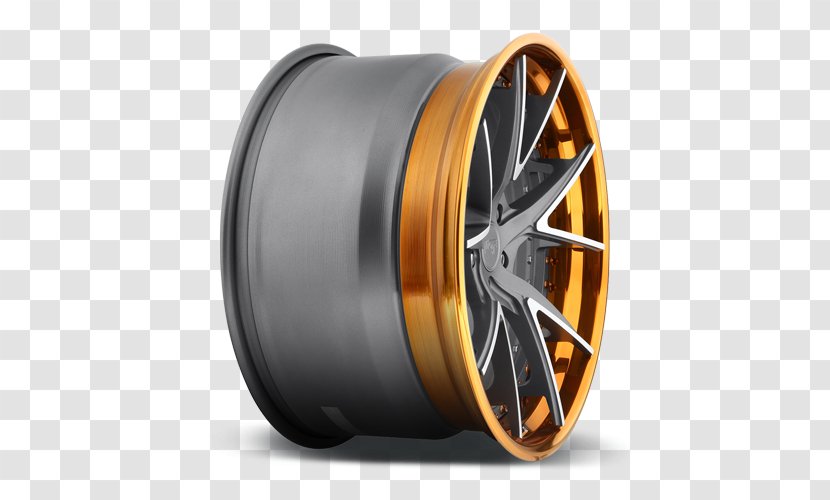 Alloy Wheel Rim Tire Spoke - Metallic Copper Transparent PNG