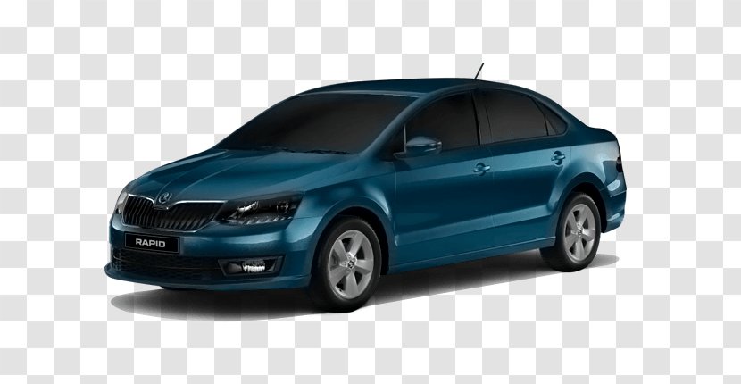 Škoda Auto Car Skoda Rapid 1.6 MPI Ambition AT Spaceback - Compact - Blue Silk Transparent PNG