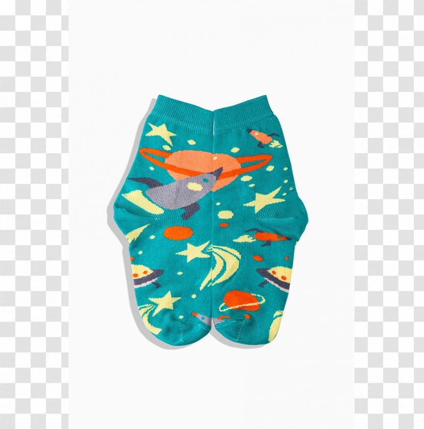 Sock Shoe Shorts Turquoise - Summer Slipper Transparent PNG