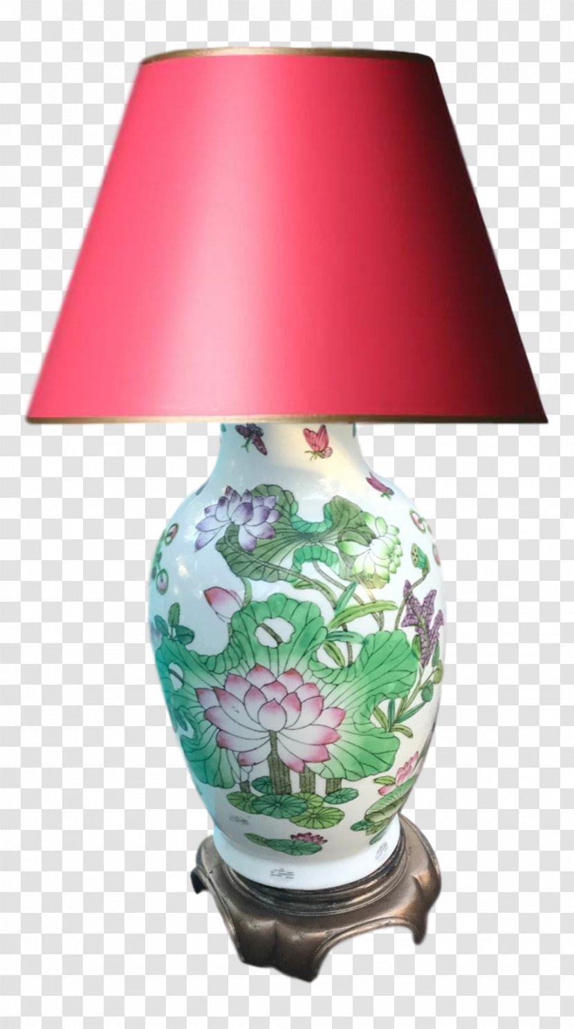 Lamp Electric Light Glass Chinoiserie Transparent PNG