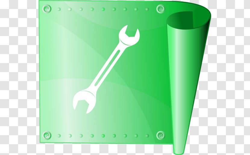 Wrench Icon - Green Transparent PNG