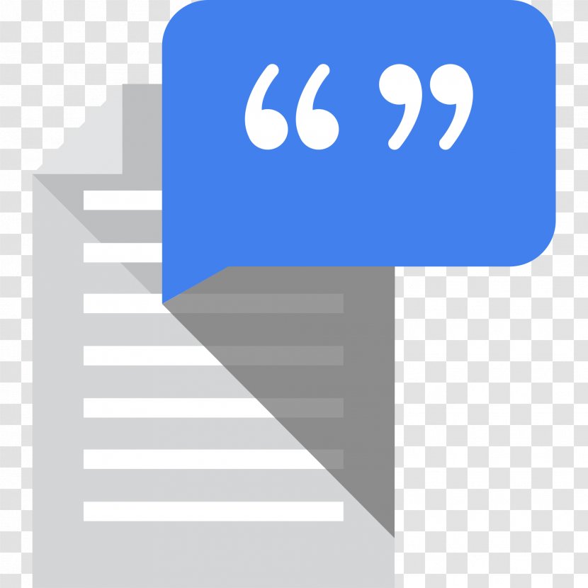 Google Text-to-Speech Android Speech Synthesis - Blue Transparent PNG