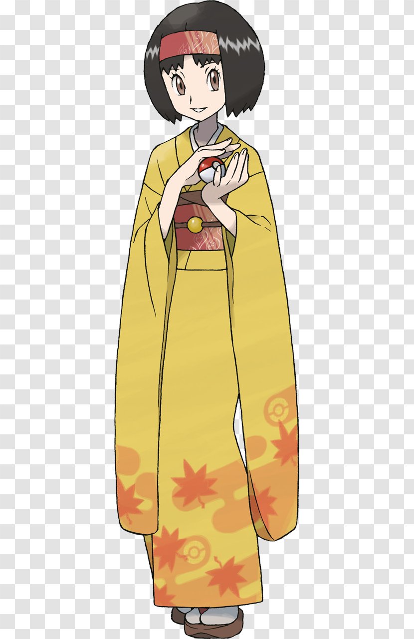 Pokémon HeartGold And SoulSilver Ash Ketchum Erika Kanto - Woman Transparent PNG