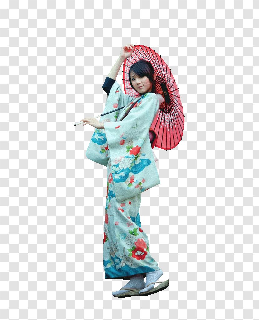 Geisha Kimono - Costume Transparent PNG