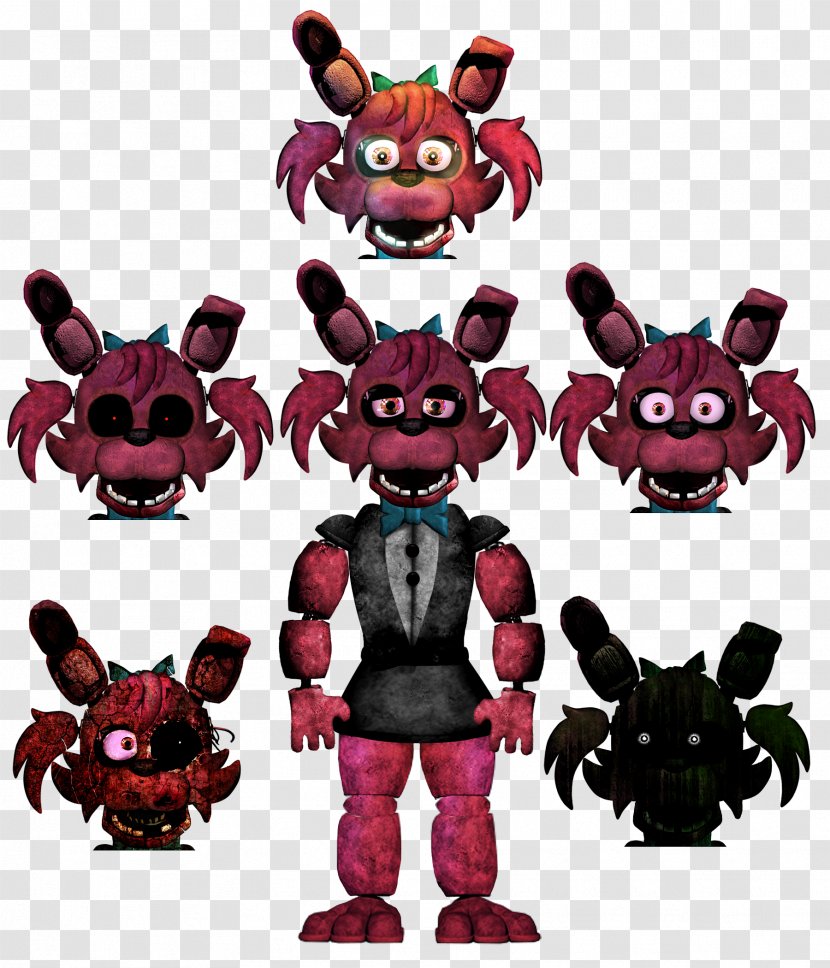 Five Nights At Freddy's 2 FNaF World 3 Drawing - Frame - Nightmare Foxy Transparent PNG