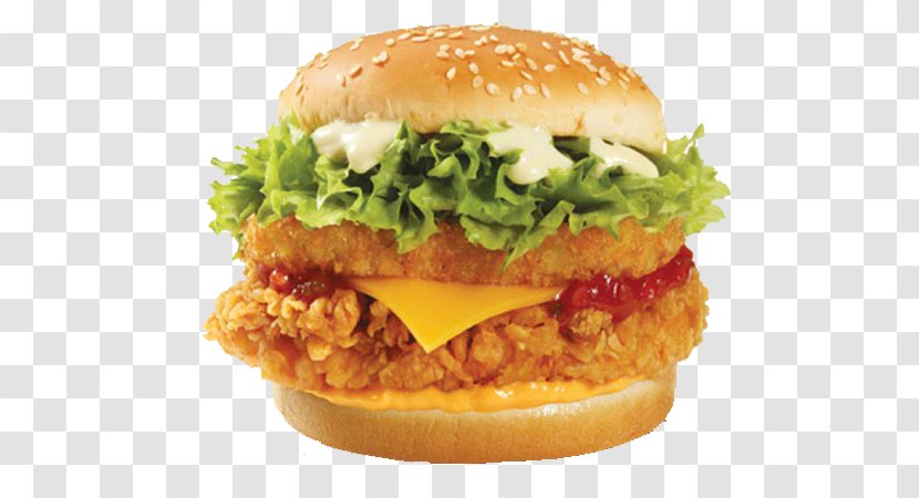 Hamburger KFC Fried Chicken Sandwich Transparent PNG