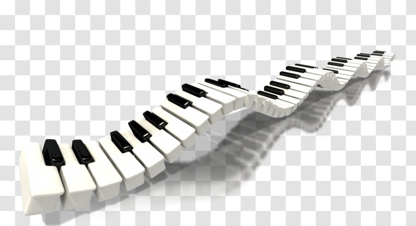 Piano Musical Keyboard Clip Art - Watercolor Transparent PNG