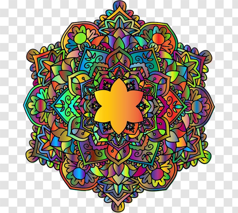 IPhone 8 Mandala 7 Plus Coloring Book Clip Art - Line - Abstract Flower Transparent PNG