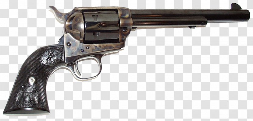 Colt Single Action Army Revolver Firearm .45 Colt's Manufacturing Company - Cartridge - Hue Transparent PNG