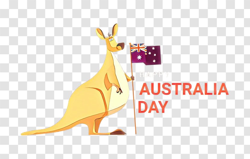 Australia Day - Kangaroo - Animal Figure Plant Transparent PNG