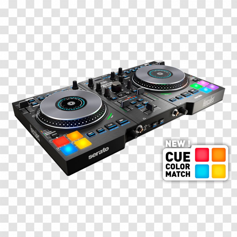 DJ Controller Disc Jockey Hercules Control Jogvision Mixer Audio Mixers - Dj Transparent PNG