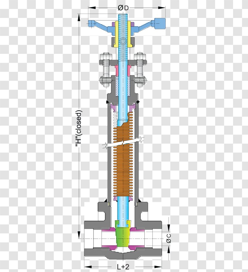 Welding Gate Valve Seal Bellows Globe - Corrosion Transparent PNG