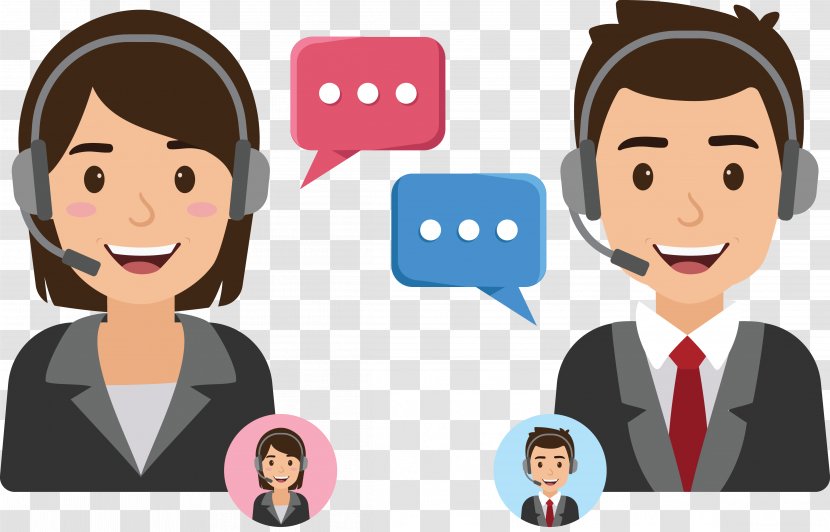 Customer Service Call Centre Icon - Silhouette - News Anchor Transparent PNG