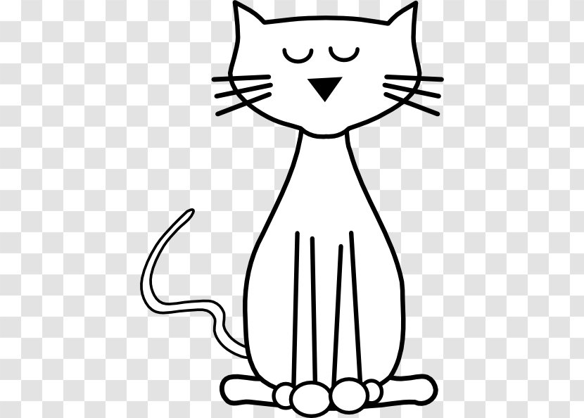 Cat Kitten Cartoon Clip Art - Tail - Pete's Cliparts Transparent PNG