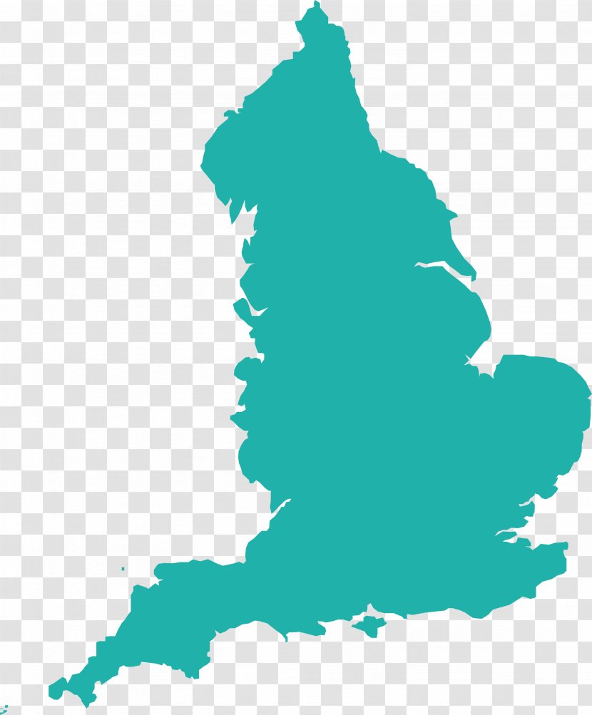 England Map - Mapa Polityczna - United Kingdom Transparent PNG
